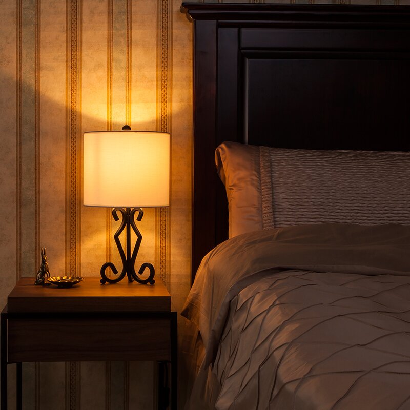 White Bedroom Table Lamps : FUMAT Metal Table Lamps Modern Designer